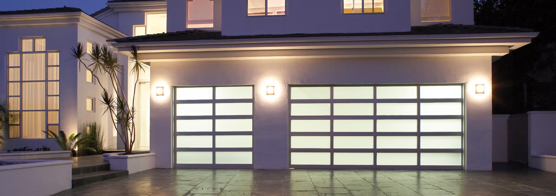 Aluminum/Glass Garage Doors