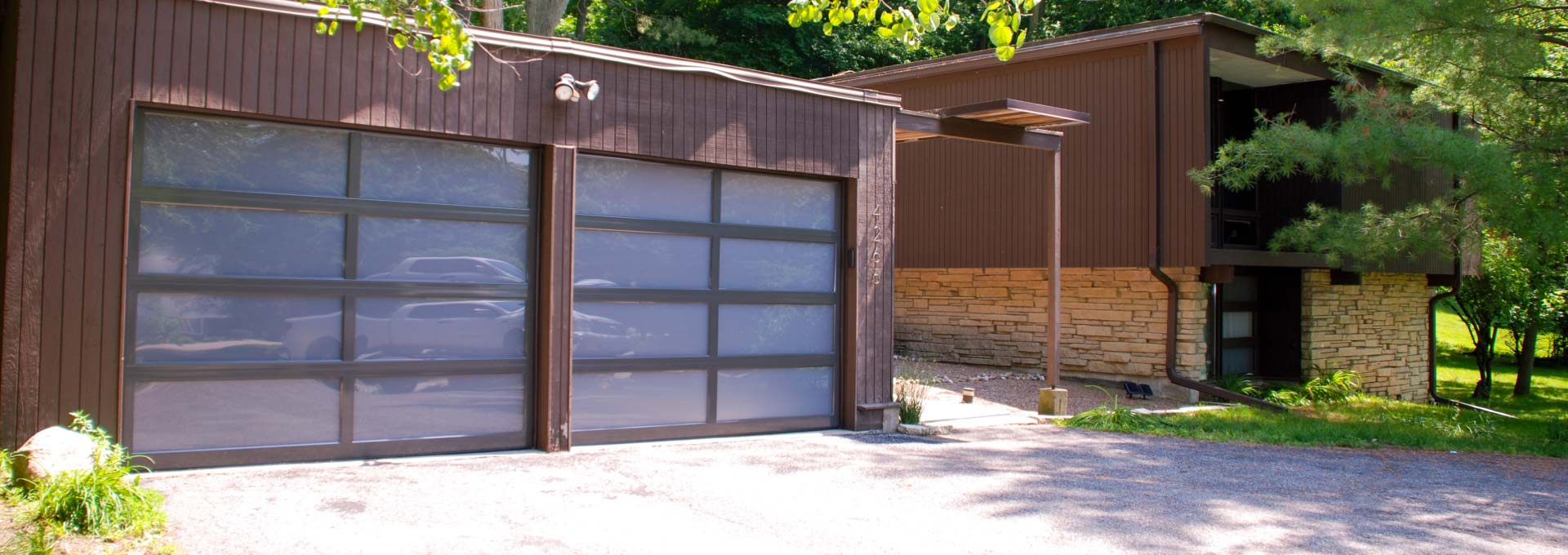 Aluminum/Glass Garage Doors