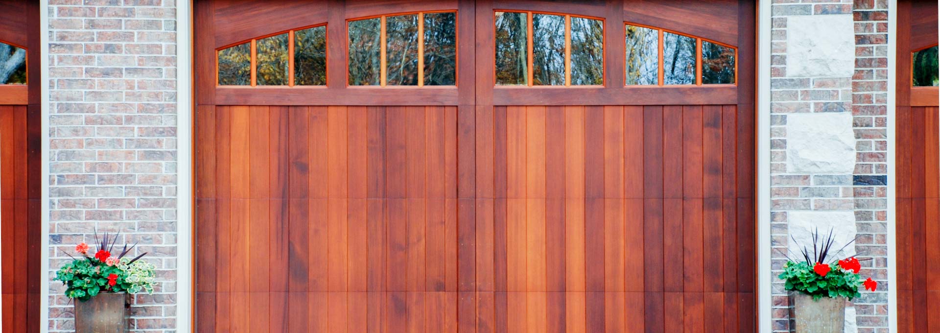 A beautiful, Amish crafted wood door