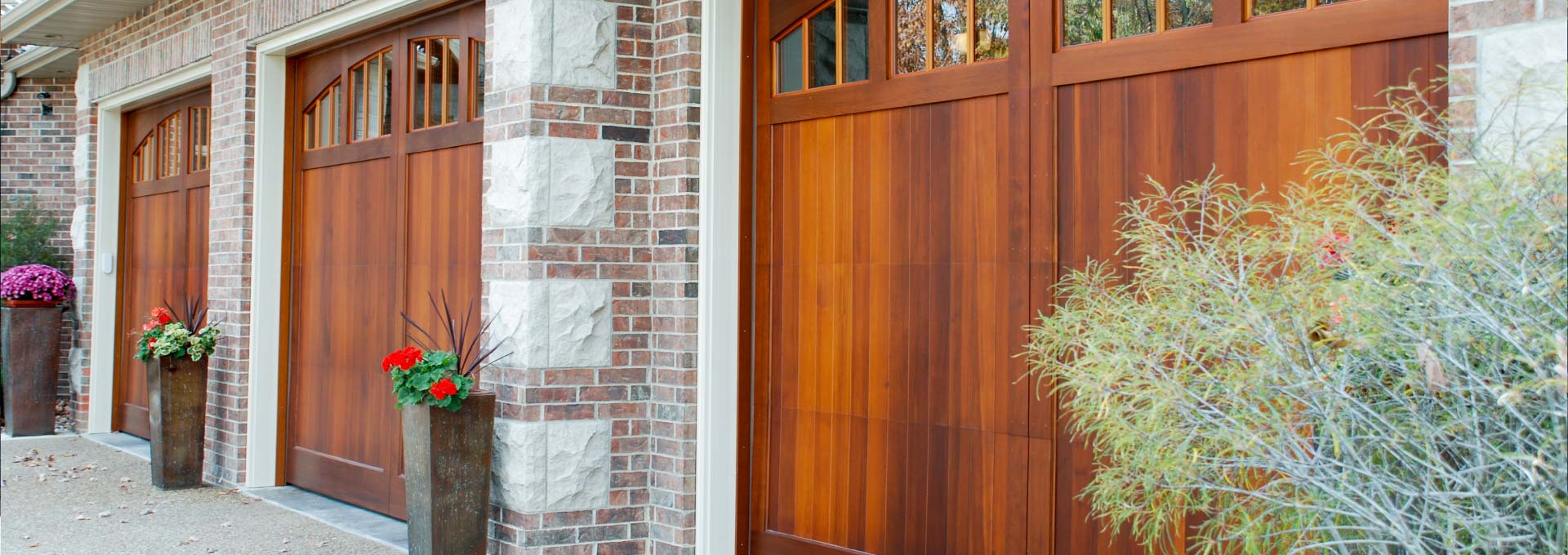 A beautiful, Amish crafted wood door