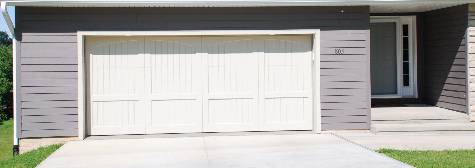 A beautiful, Amish crafted wood door