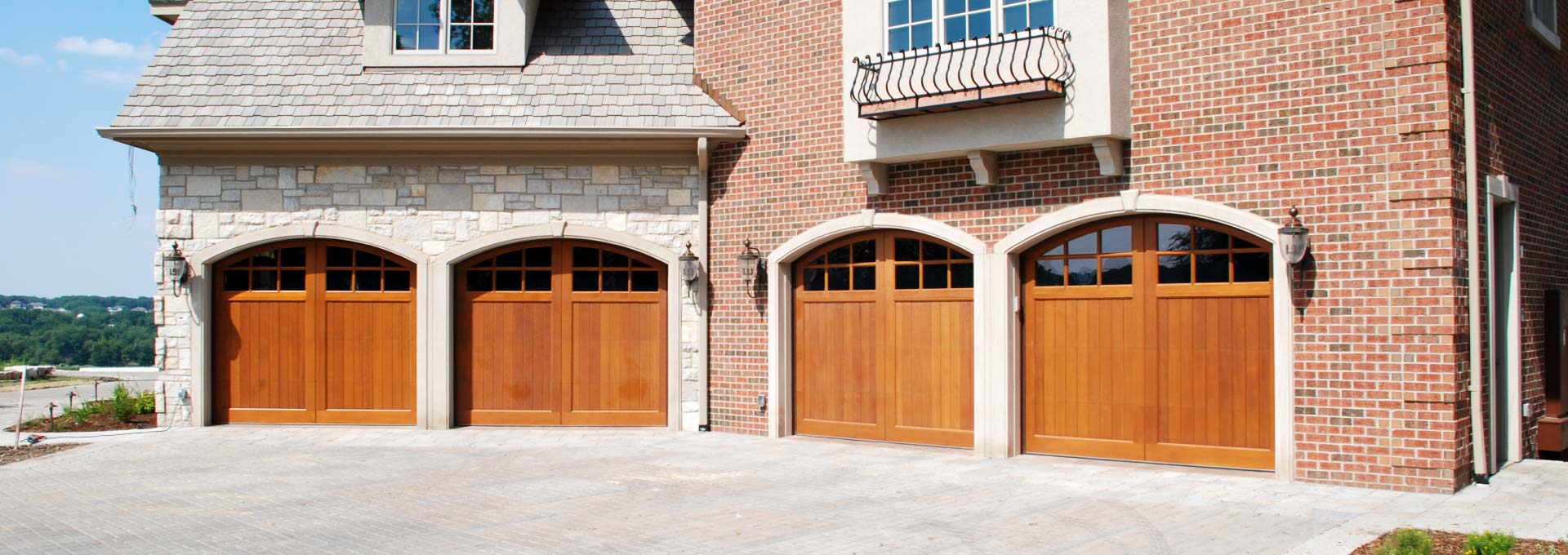 A beautiful, Amish crafted wood door