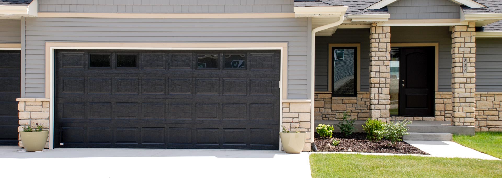 Premium insulated steel garage doors.