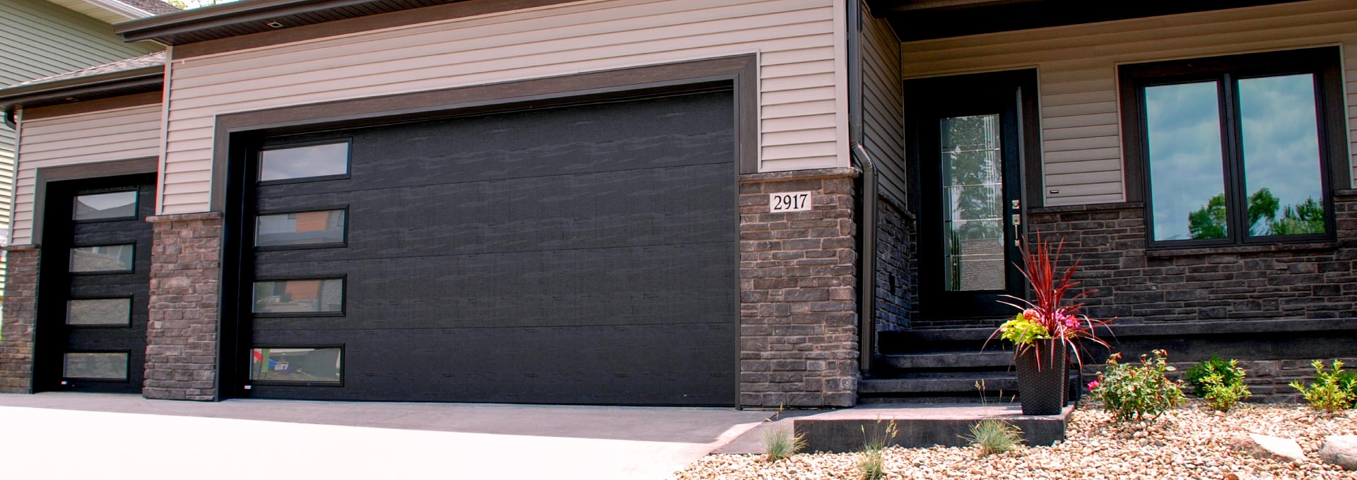 Premium insulated steel garage doors.