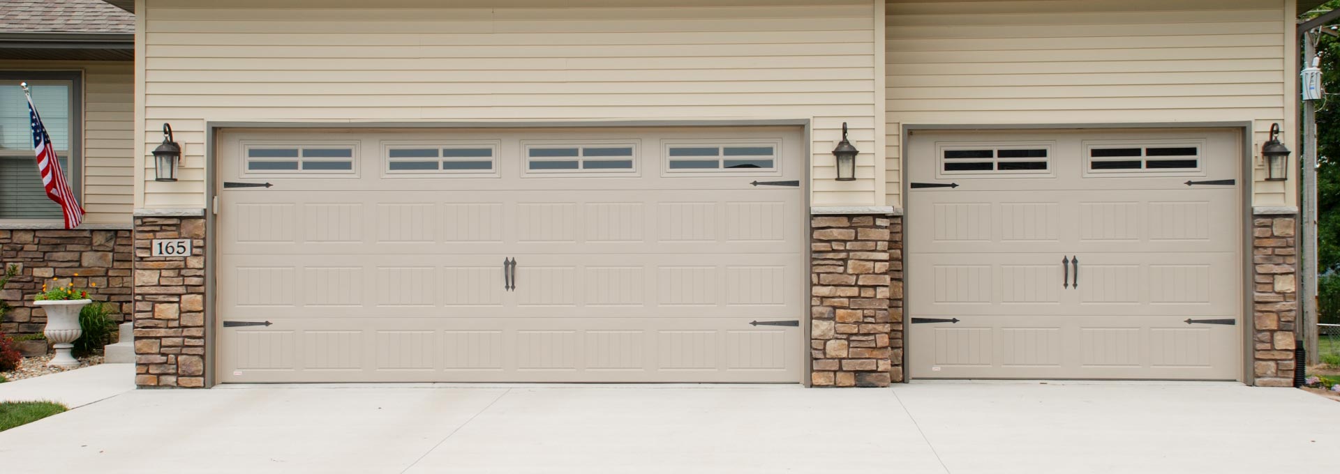 Premium insulated steel garage doors.