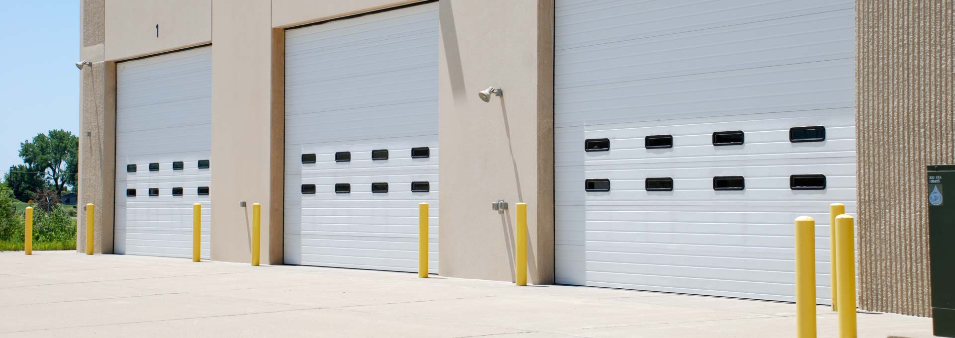 Premier insulated sectional steel door