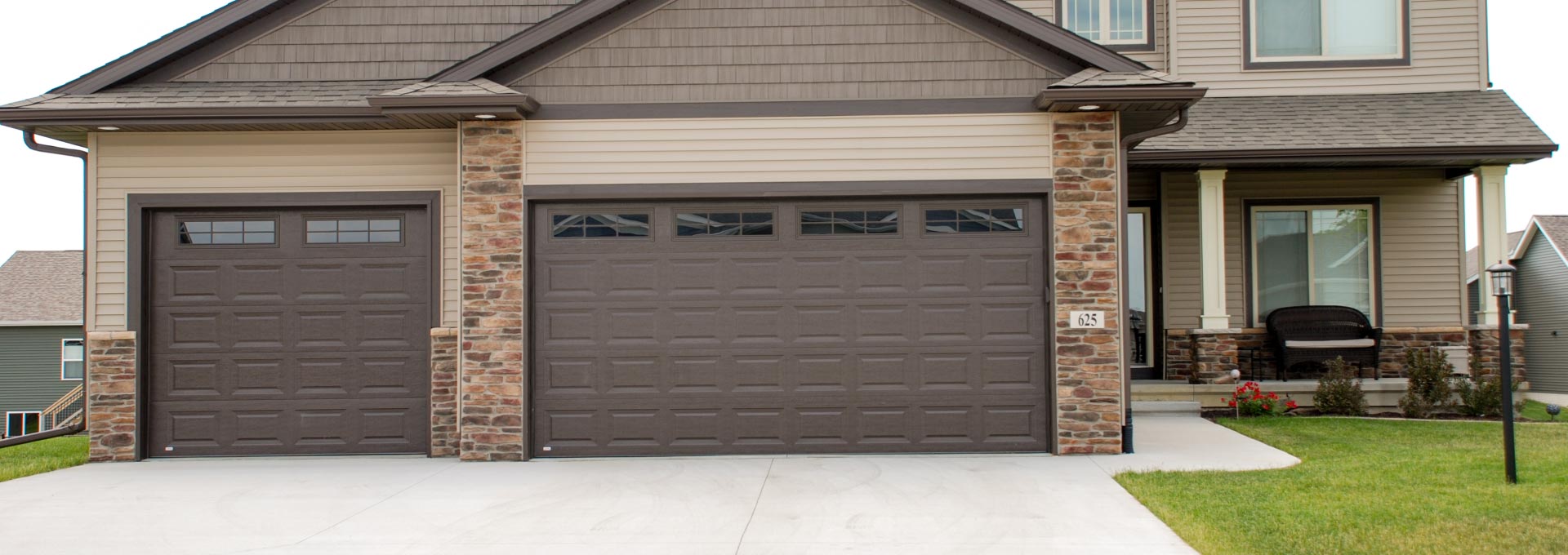 Premium insulated steel garage doors.