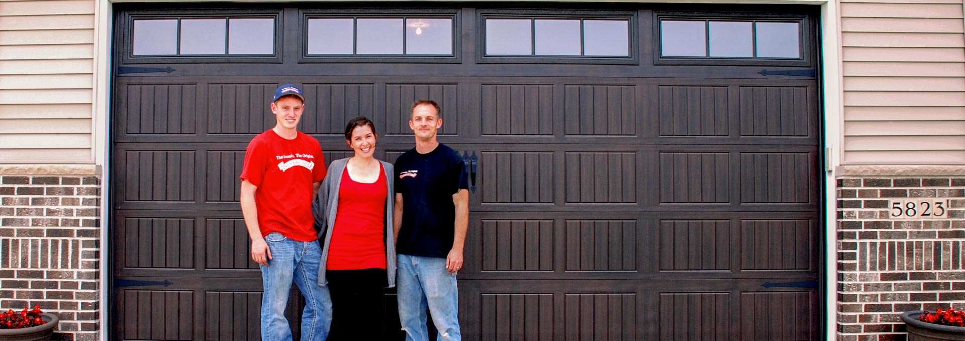 Premium insulated steel garage doors.