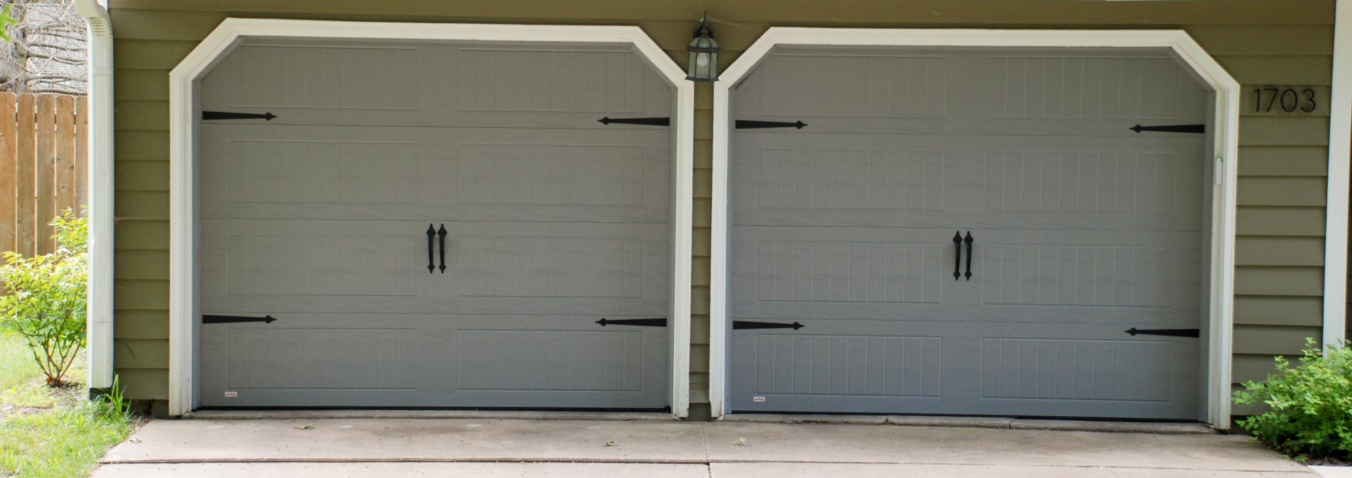 Premium insulated steel garage doors.