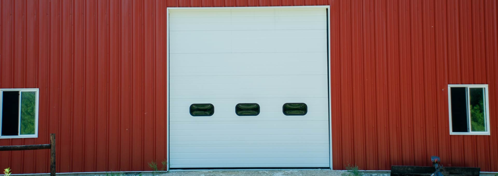 Premier insulated sectional steel door