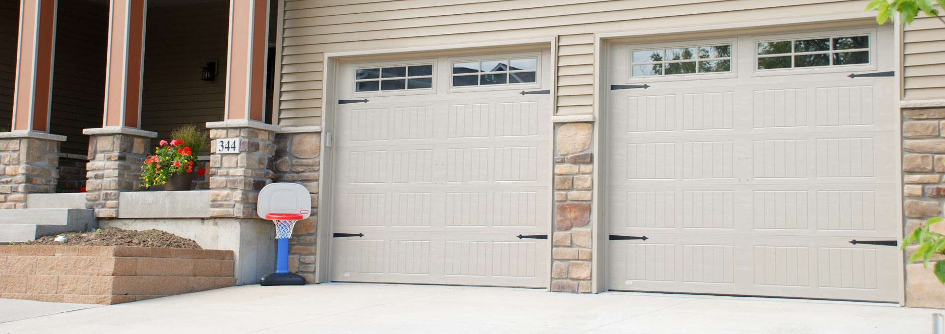 Premium insulated steel garage doors.