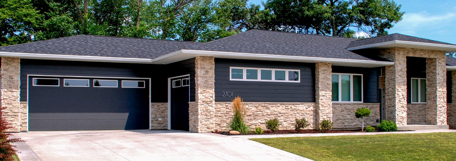 Premium insulated steel garage doors.