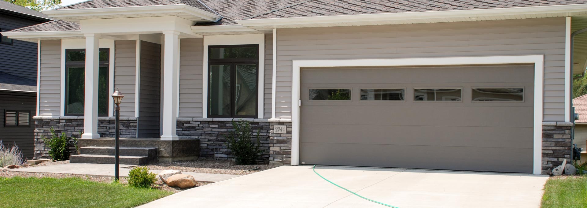 Premium insulated steel garage doors.