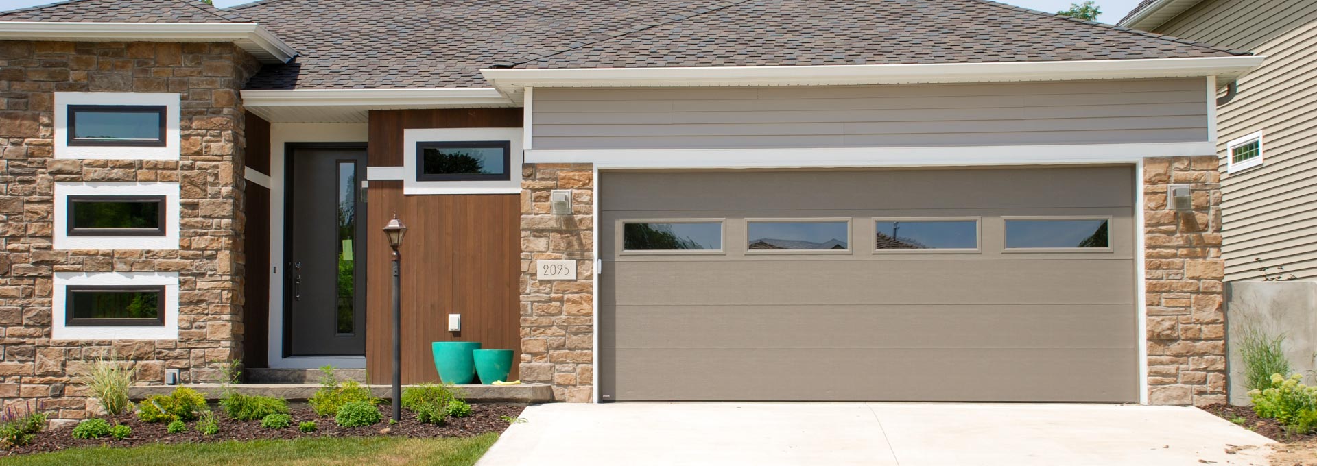 Premium insulated steel garage doors.