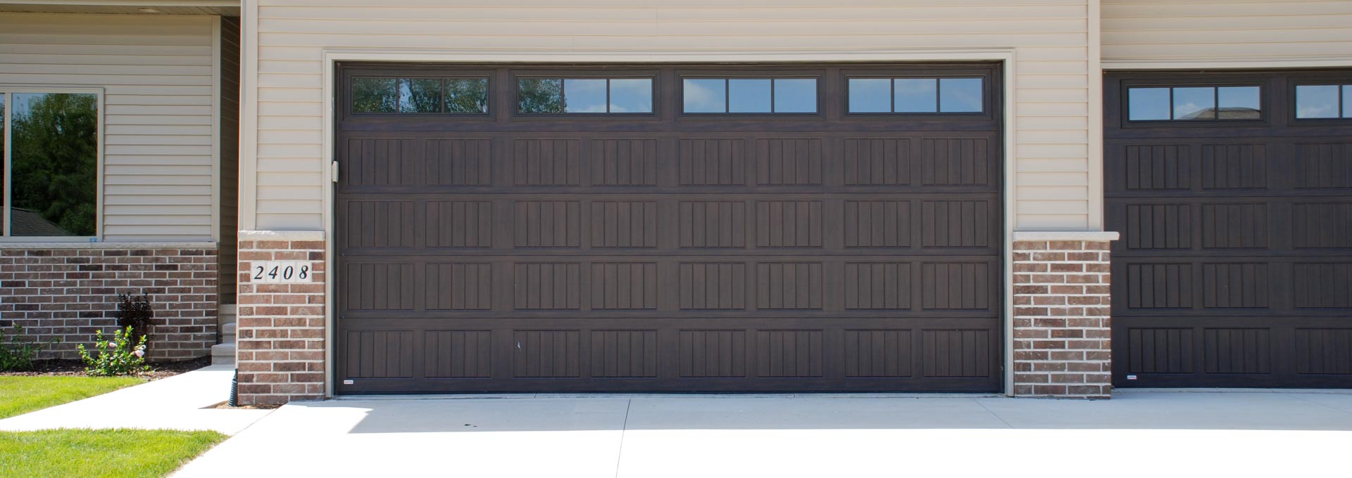 Premium insulated steel garage doors.