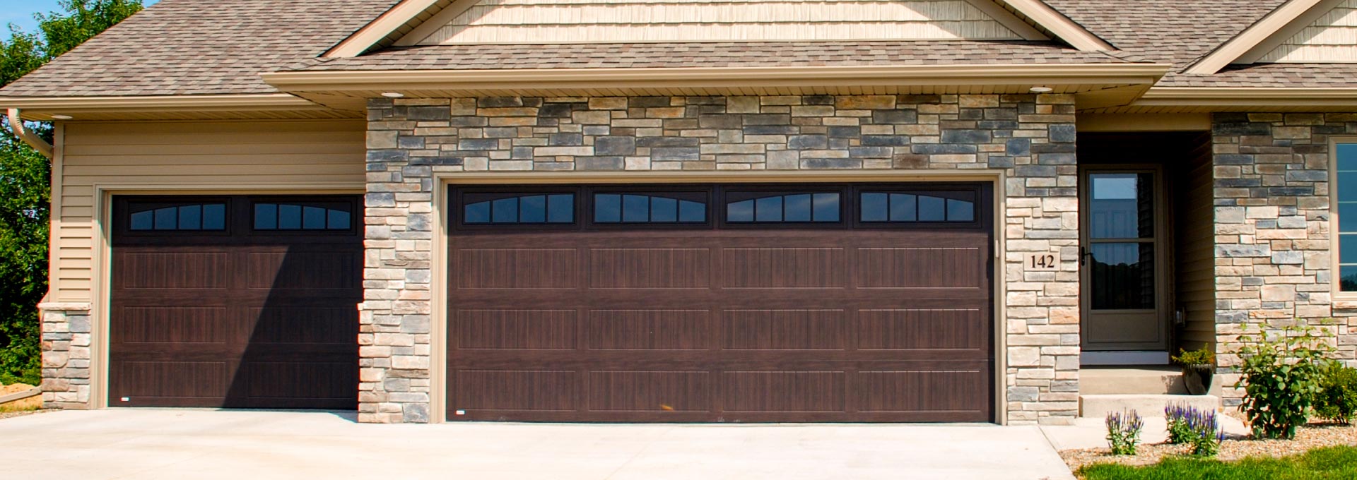 Premium insulated steel garage doors.