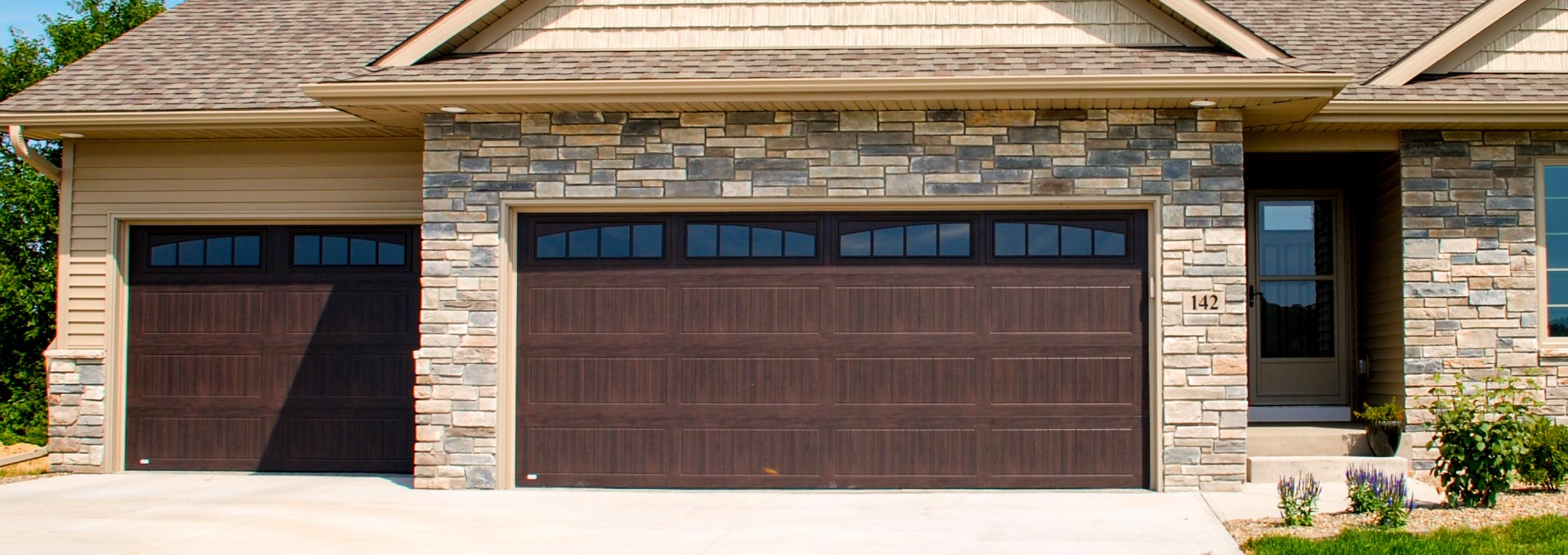 Premium insulated steel garage doors.