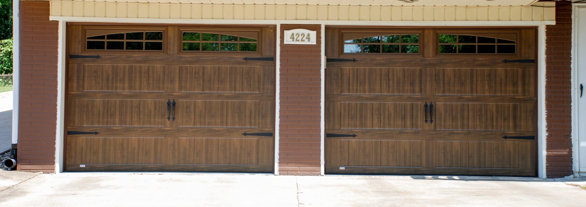 Premium insulated steel garage doors.