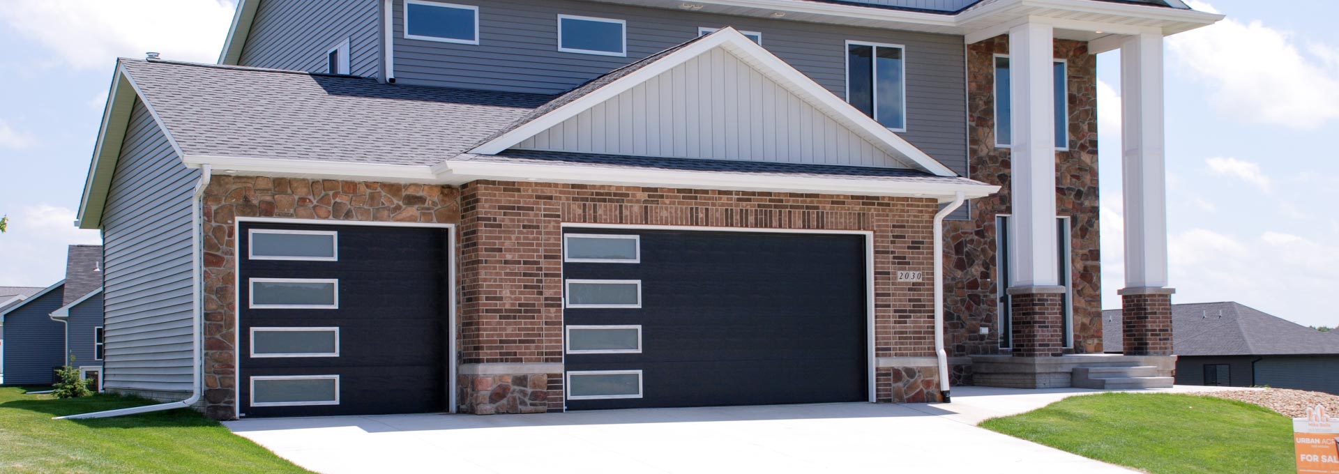 Premium insulated steel garage doors.