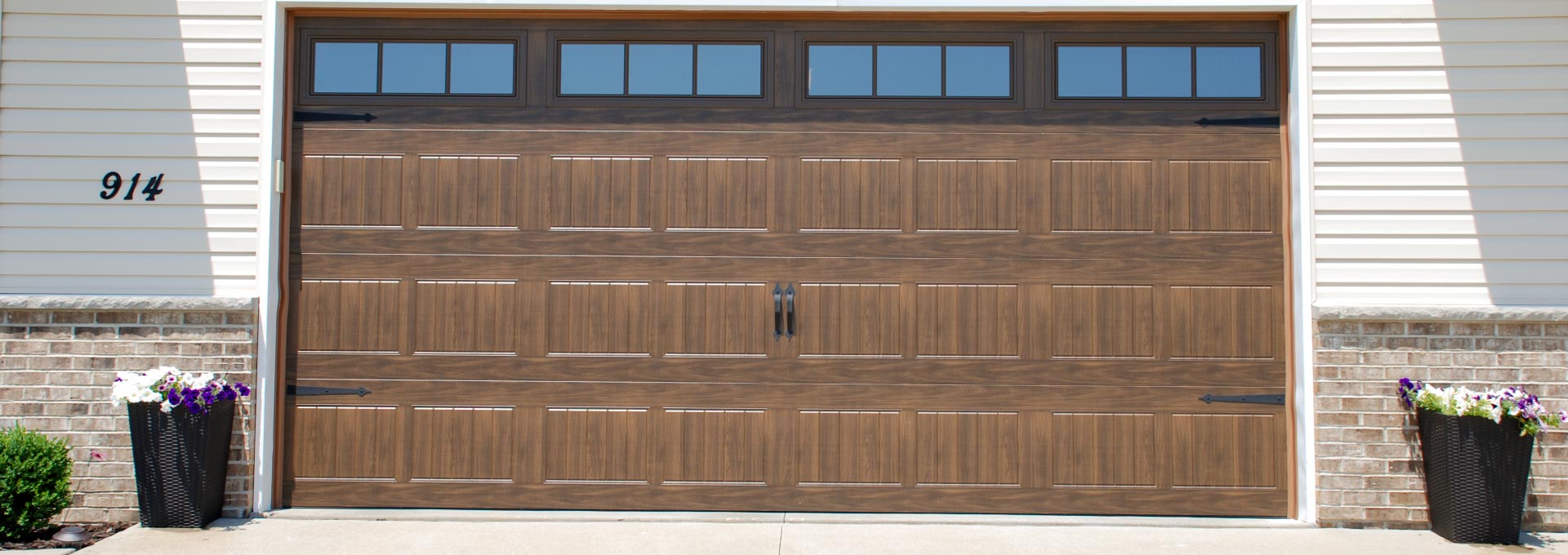 Premium insulated steel garage doors.