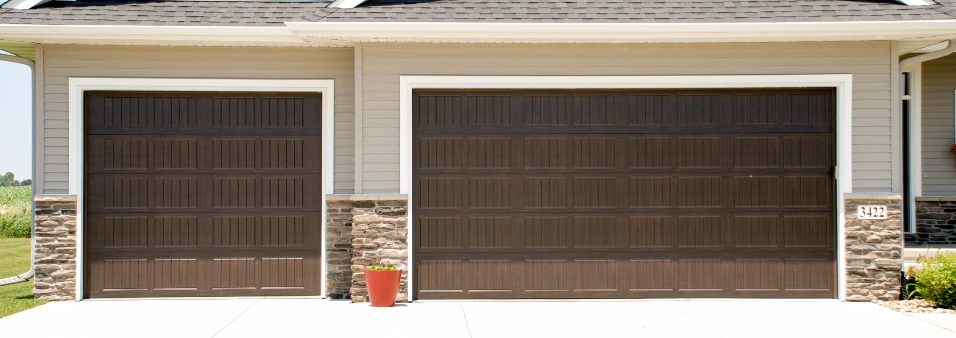 Premium insulated steel garage doors.